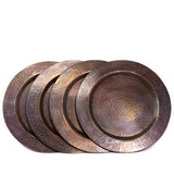Rustic Brown Copper Base Plate, Copper