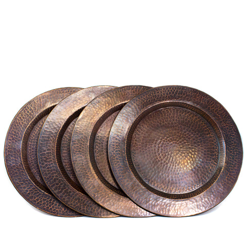 Rustic Brown Copper Base Plate, Copper