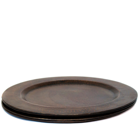 Rustic Brown Copper Base Plate, Copper