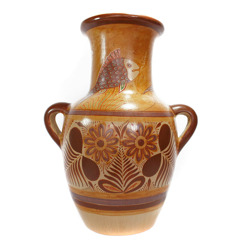 Two-handled Vase, Canelo Clay