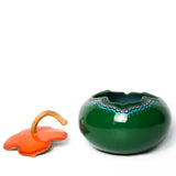 Deep Green with Orange Cover, Laca
