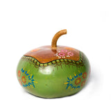 Green Flower-Patterned Tole, Laca