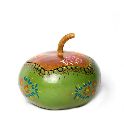 Green Flower-Patterned Tole, Laca