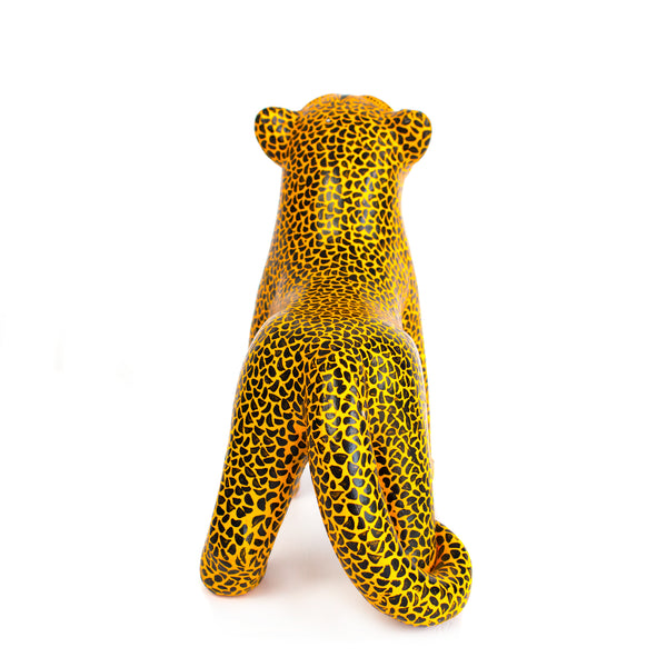 Stamens Simulation Jaguar Statue Small Resin Animal Crafts