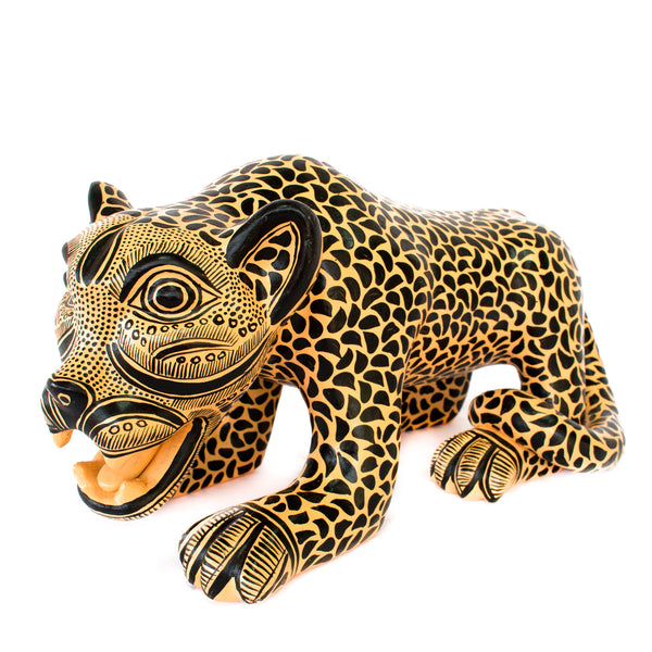 工芸品 echoparkpottery Small Jaguar with open Jaws, Chiapas Pottery – Artezzanos