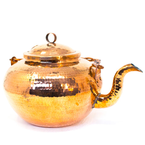 Hammered Tea Pot, Copper