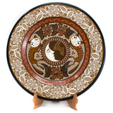 Tonala Iconography Plate, Burnished Clay