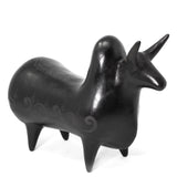 Zebu Bull, Scribed Black Clay