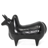 Zebu Bull, Scribed Black Clay