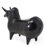 Zebu Bull, Scribed Black Clay