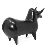 Zebu Bull, Scribed Black Clay