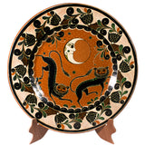 Two Nahuales Walking in the Night Dish, Petatillo Clay