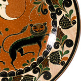 Two Nahuales Walking in the Night Dish, Petatillo Clay