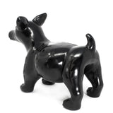 Colima Xolotzcuintli Dog, Scribed Black Clay