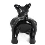 Colima Xolotzcuintli Dog, Scribed Black Clay