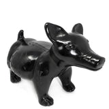Colima Xolotzcuintli Dog, Scribed Black Clay