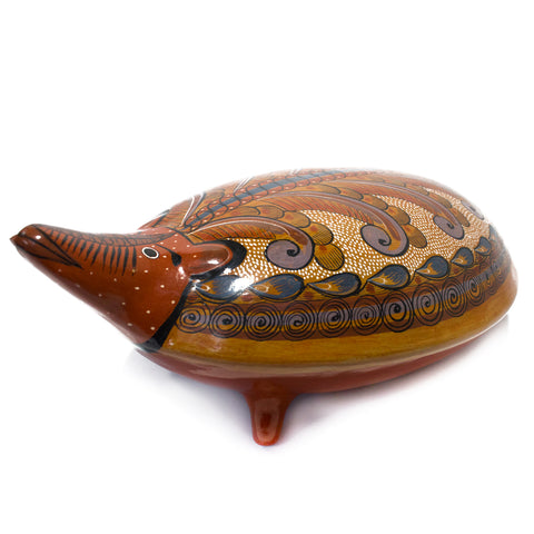 Small Armadillo, Burnished Clay