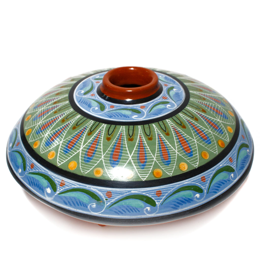 Medium Churumbela Vase (Geometric Design), Burnished Clay