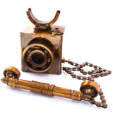 Vintage Telephone, Recycled Metal