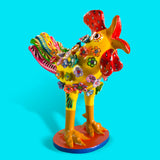 Standard Flower-covered Rooster, Betus Clay