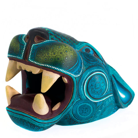 Jaguar Mask Alebrije, Copal Wood