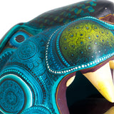 Jaguar Mask Alebrije, Copal Wood