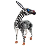 Zebra Alebrije, Copal Wood