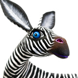 Zebra Alebrije, Copal Wood