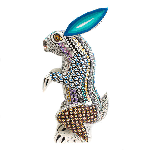 Standing Rabbit Alebrije, Copal Wood