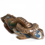 Iguana Alebrije with Bestiary, Copal Wood