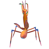 Orange Mantis Alebrije, Copal Wood