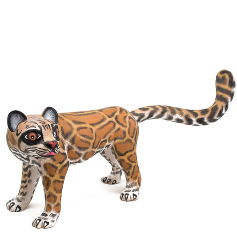 Ocelot Alebrije, Copal Wood