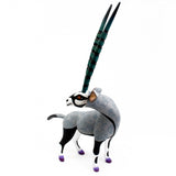 Long Green-Horned Oryx Alebrije, Copal Wood