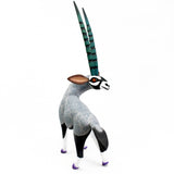 Long Green-Horned Oryx Alebrije, Copal Wood