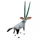 Long Green-Horned Oryx Alebrije, Copal Wood