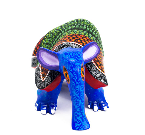 Blue Anteater Alebrije, Copal Wood