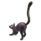 Purple and Gray Panther Alebrije, Copal Wood