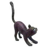 Purple and Gray Panther Alebrije, Copal Wood