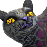 Purple and Gray Panther Alebrije, Copal Wood