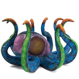 Colored Octopus Alebrije, Copal Wood