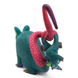 Green Possum Alebrije, Copal Wood