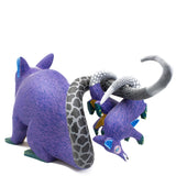 Purple Possum Alebrije, Copal Wood