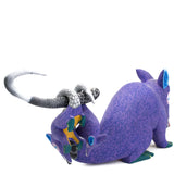 Purple Possum Alebrije, Copal Wood