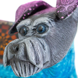 Schnauzer Dog Alebrije, Copal Wood