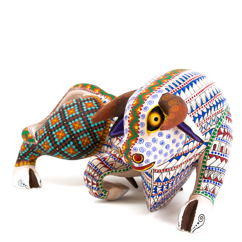 White Bull Alebrije, Copal Wood