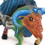 Lion and Bull Fighting, Copal Wood