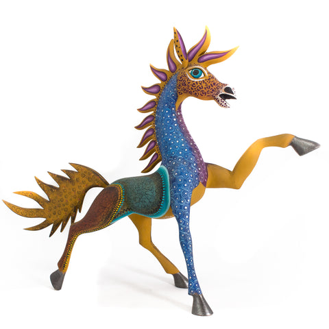 Colorful Steed Alebrije, Copal Wood