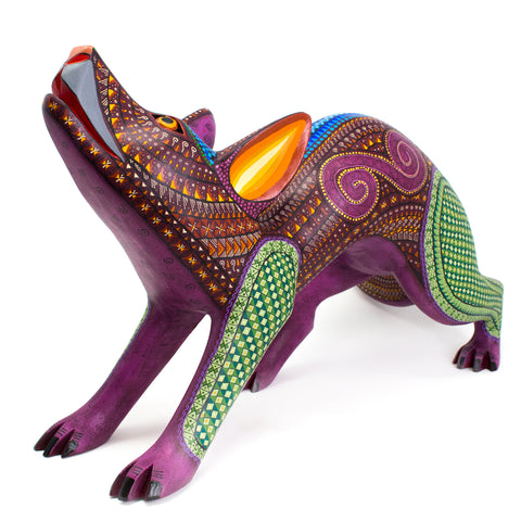 Fox Alebrije, Copal Wood