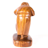 Artisan Woman with Large Vase, Parota Wood