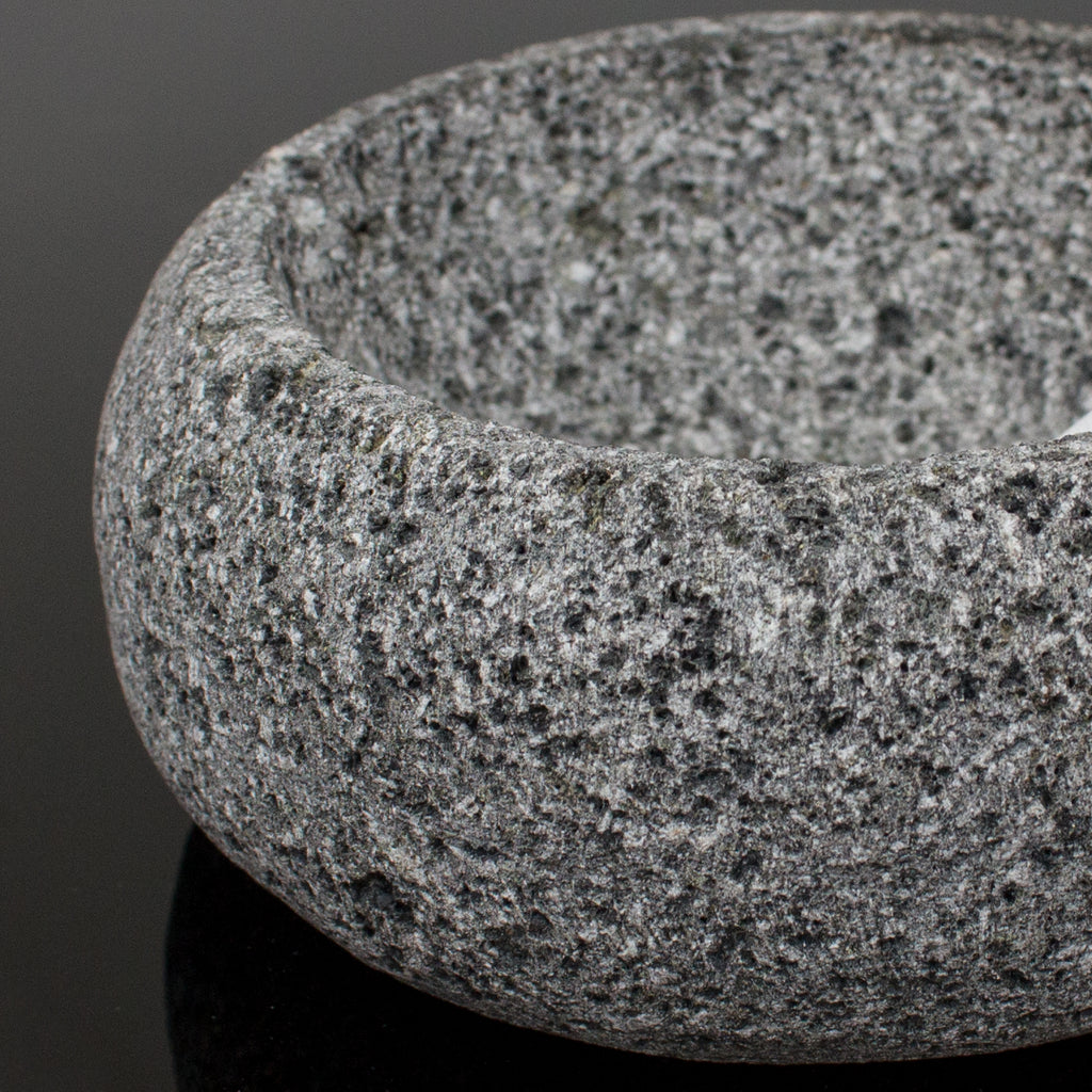Basalt Stone Rounded Round Ashtray, Basalt Stone – Artezzanos
